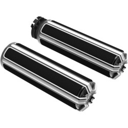 PartzBiz HD AN07-124 - Arlen Ness Tech Black Cut 10 Gauge Cable Hand grips Harley Softail Dyna XL FLH | 07-124 PartzBiz HD AN07-124 - Arlen Ness Tech Black Cut 10 Gauge Cable Hand grips Harley Softail Dyna XL FLH | 07-124