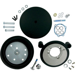 PartzBiz HD AN18-820 - Arlen Ness Wrinkle Black Stage II Big Sucker Air Filter w/ Cover Harley 99-16 | 18-820 PartzBiz HD AN18-820 - Arlen Ness Wrinkle Black Stage II Big Sucker Air Filter w/ Cover Harley 99-16 | 18-820