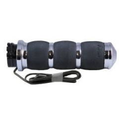 PartzBiz HD AG-AIR-90-HT - ปลอกแฮนด์แบบอุ่น Chrome ของ Avon Air สำหรับรุ่น Harley Cable | แอร์-90-HT PartzBiz HD AG-AIR-90-HT - ปลอกแฮนด์แบบอุ่น Chrome ของ Avon Air สำหรับรุ่น Harley Cable | แอร์-90-HT