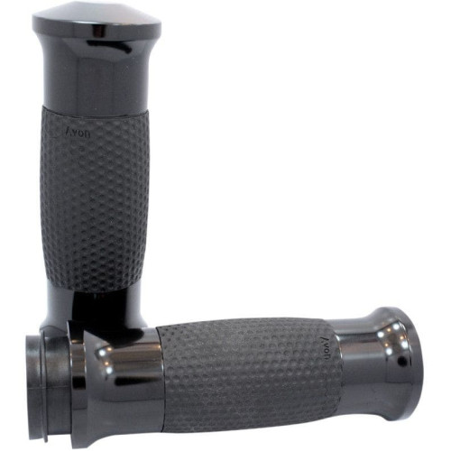 PartzBiz HD: 4423317-Avon Black Anodized Soft Gel 3 Ring ปลอกแฮนด์ตามหลักสรีระศาสตร์ Harley Throttle By Wire | GEL-70-ANO-ฟลาย PartzBiz HD: 4423317-Avon Black Anodized Soft Gel 3 Ring ปลอกแฮนด์ตามหลักสรีระศาสตร์ Harley Throttle By Wire | GEL-70-ANO-ฟลาย