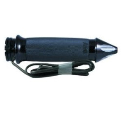 PartzBiz HD AG-CC-86-AN-S-F-HT - Avon Custom Contour Black Anodized Spike Heated Grips Harley Throttle By Wire | CC-86-AN-S-F-HT PartzBiz HD AG-CC-86-AN-S-F-HT - Avon Custom Contour Black Anodized Spike Heated Grips Harley Throttle By Wire | CC-86-AN-S-F-HT