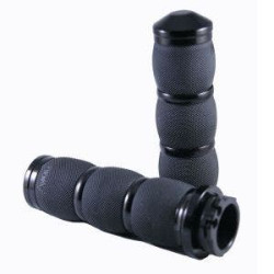 PartzBiz HD AG-AIR-90-ANO - Avon Grips Black Anodized Air Cushion Hand Grips for Harley Cable Control | AIR-90-ANO PartzBiz HD AG-AIR-90-ANO - Avon Grips Black Anodized Air Cushion Hand Grips for Harley Cable Control | AIR-90-ANO