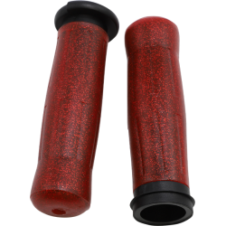 PartzBiz HD AG-OLD-69-SRED-FLY - Avon Grips Red Old School 1" Rubber Grips OLD-69-SRED-FLY Harley TBW PartzBiz HD AG-OLD-69-SRED-FLY - Avon Grips Red Old School 1" Rubber Grips OLD-69-SRED-FLY Harley TBW