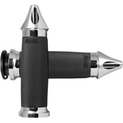 PartzBiz HD AG-IN-TO-CC-85-CSP - Avon IN-TO-CC-85-CSP Chrome Spike Custom Contour Billet Grips Indian 18-20 | IN-TO-CC-85-CSP PartzBiz HD AG-IN-TO-CC-85-CSP - Avon IN-TO-CC-85-CSP Chrome Spike Custom Contour Billet Grips Indian 18-20 | IN-TO-CC-85-CSP