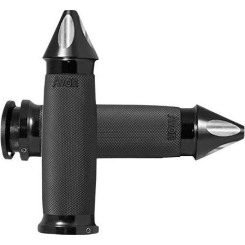 PartzBiz HD: 4423267-Avon IN-TO-CC-86-ASP Black Spike Custom Contour Billet Grips อินเดีย 18-20 | IN-TO-CC-86-ASP PartzBiz HD: 4423267-Avon IN-TO-CC-86-ASP Black Spike Custom Contour Billet Grips อินเดีย 18-20 | IN-TO-CC-86-ASP