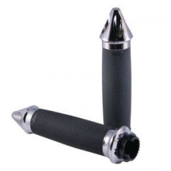PartzBiz HD AG-MT-CC-85-CH-SPK - Avon MT Custom Contour Chrome Spike Grips สำหรับรุ่นเมตริก | MT-CC-85-CH-SPK PartzBiz HD AG-MT-CC-85-CH-SPK - Avon MT Custom Contour Chrome Spike Grips สำหรับรุ่นเมตริก | MT-CC-85-CH-SPK