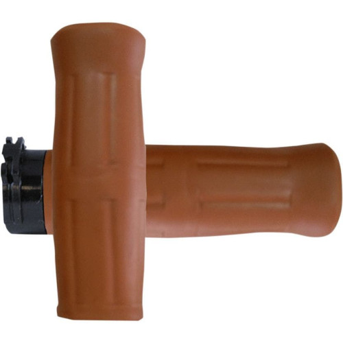 PartzBiz HD: 4423196-Avon Tan Rubber True Old School Soda Bottle Look 1” Grips Harley Cable 84-21 | เก่า-69-ตัน PartzBiz HD: 4423196-Avon Tan Rubber True Old School Soda Bottle Look 1” Grips Harley Cable 84-21 | เก่า-69-ตัน