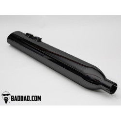 PartzBiz HD BAD-80874-1 - Bad Dad 80874-1 Black Long Strokes 4" Slip On Exhaust Pipes Harley FL 95-16 touring full fuel system exhaust air cleaner filter tuner performance best fou PartzBiz HD BAD-80874-1 - Bad Dad 80874-1 Black Long Strokes 4" Slip On Exhaust Pipes Harley FL 95-16 touring full fuel system exhaust air cleaner filter tuner performance best fou