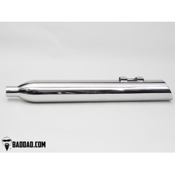 PartzBiz HD BAD-80874-4 - Bad Dad 80874-4 Chrome Long Strokes 4" Slip On Exhaust Pipes Harley FL 17-Up touring full fuel system exhaust air cleaner filter tuner performance best fou PartzBiz HD BAD-80874-4 - Bad Dad 80874-4 Chrome Long Strokes 4" Slip On Exhaust Pipes Harley FL 17-Up touring full fuel system exhaust air cleaner filter tuner performance best fou