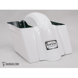 PartzBiz HD BAD-81036 - Bad Dad 81036 Summit Stretched Fender & Saddlebag Kit Harley FL Touring 14-Up electra street road glide king best new custom bagger dresser upgrade