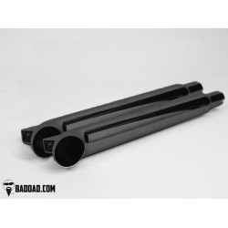 PartzBiz HD BAD-81083-1 - Bad Dad 81083-1 Black Turn Down 2.5" Slip On Exhaust Pipes Harley FL 95-16 touring full fuel system exhaust air cleaner filter tuner performance best fou PartzBiz HD BAD-81083-1 - Bad Dad 81083-1 Black Turn Down 2.5" Slip On Exhaust Pipes Harley FL 95-16 touring full fuel system exhaust air cleaner filter tuner performance best fou