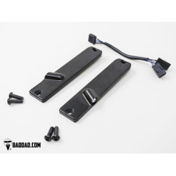 PartzBiz HD BAD-81260-1 - Bad Dad 900 Series Gloss Black Front LED Billet Turn Signals Harley FLS Softail Fatboy Heritage Deluxe Models BAD-900FTS-CH-FLS FLFB FLFBS FLST FLST FLDE 81260-1 PartzBiz HD BAD-81260-1 - Bad Dad 900 Series Gloss Black Front LED Billet Turn Signals Harley FLS Softail Fatboy Heritage Deluxe Models BAD-900FTS-CH-FLS FLFB FLFBS FLST FLST FLDE 81260-1