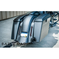 PartzBiz HD BAD-957-B - Bad Dad 957 Custom LED Filler Panel Turn Signals Taillights Black Bezel Harley | BAD-957-B PartzBiz HD BAD-957-B - Bad Dad 957 Custom LED Filler Panel Turn Signals Taillights Black Bezel Harley | BAD-957-B