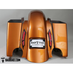 PartzBiz HD BAD-992-B - Bad Dad 992 Custom Red LED Filler Panel Turn Signals Taillights Black Bezel Harley | BAD-992-BLK PartzBiz HD BAD-992-B - Bad Dad 992 Custom Red LED Filler Panel Turn Signals Taillights Black Bezel Harley | BAD-992-BLK