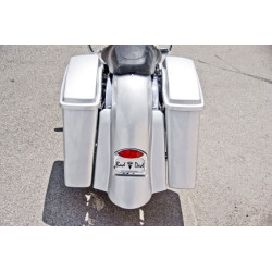 PartzBiz HD BAD-AIO-SUMMIT-08 - Bad Dad All-In-One Fender with Optional Taillight for Harley Davidson Touring Models 97-08