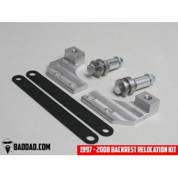 PartzBiz HD BAD-80807 - Harley Davidson Parts | Eastern Performance Cycles | Bad Dad Backrest Relocation Bracket 80807