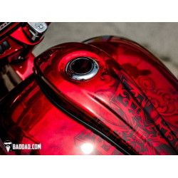 PartzBiz HD BAD-81007-2 - Bad Dad Chrome Competition Series Pop Up Gas Cap for Custom Dash 81007-1 PartzBiz HD BAD-81007-2 - Bad Dad Chrome Competition Series Pop Up Gas Cap for Custom Dash 81007-1