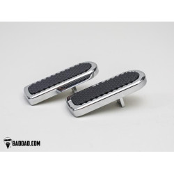 PartzBiz HD BAD-80984-2 - Bad Dad Chrome 900 Series Foot Peg Inserts Harley FL Touring Softail 97-19 80984-2 custom bagger Street Glides; Electra Glides and Ultras road king tri PartzBiz HD BAD-80984-2 - Bad Dad Chrome 900 Series Foot Peg Inserts Harley FL Touring Softail 97-19 80984-2 custom bagger Street Glides; Electra Glides and Ultras road king tri