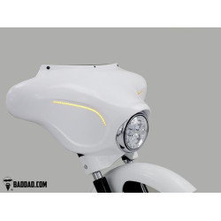 PartzBiz HD BAD-81200 - Bad Dad Competition Series Raked Fairing w/ Flush Signals Harley FLH 97-13 81200 american suspension hhi hawg halters custom bagger Street Glides; Electra Glides and Ultras road king tri