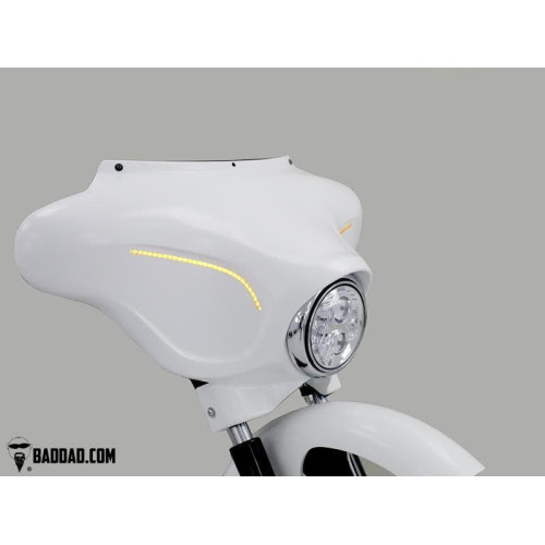 PartzBiz HD: 4422996-Bad Dad Competition Series Raked Fairing w/ Flush Signals Harley FLH 97-13 81200 american suspension hhi hawg halters custom bagger Street Glides; Electra Glides and Ultras road king tri PartzBiz HD: 4422996-Bad Dad Competition Series Raked Fairing w/ Flush Signals Harley FLH 97-13 81200 american suspension hhi hawg halters custom bagger Street Glides; Electra Glides and Ultras road king tri