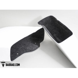 PartzBiz HD BAD-81290 - Bad Dad 81290 Raw Complete Street Series Kit w/ Side Covers Harley Touring 2009-2022