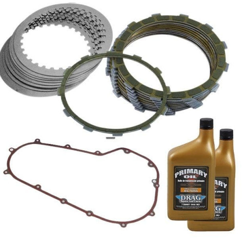 PartzBiz HD: 4422778-Barnett Extra Clutch Friction Plates Kit w/ Gasket & Oil Harley FXD FLS 07-17