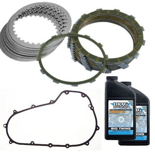 PartzBiz HD: 4422779-Barnett Extra Clutch Friction Plates Kit w/ Gasket & Oil Harley Touring 07-16 PartzBiz HD: 4422779-Barnett Extra Clutch Friction Plates Kit w/ Gasket & Oil Harley Touring 07-16