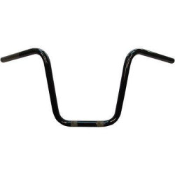 PartzBiz HD DS06012428 - Baron Gloss Black 12" Skinny Apes Handlebars Yamaha Bolt 14-19 BA-7350-12B 0601-2428