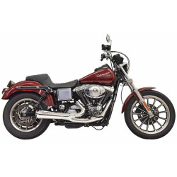 PartzBiz HD DS18002516 - Bassani 1D5C Ripper 2n1 Exhaust System Chrome Harley Dyna FXDL 91-05