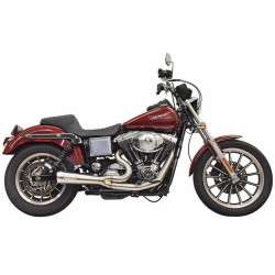 PartzBiz HD DS18002518 - Bassani 1D5SS Ripper 2n1 Exhaust System Stainless Steel Harley Dyna FXDL 91-05