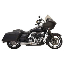 PartzBiz HD DS18002447 - Bassani 1F42SS Stainless Short Bagger Road Rage 2-1 Exhaust 17-Up Harley Touring M8