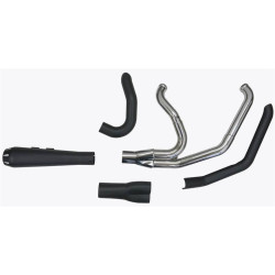 PartzBiz HD DS18002245 - Bassani 1S72RB Chrome Road Rage 2 Into 1 Full Exhaust Harley 2018 Softail | 1S72RB
