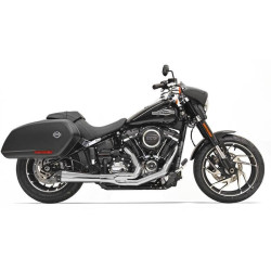 PartzBiz HD DS18002363 - Bassani 1S81R Chrome Road Rage 2 Into 1 Exhaust Harley 2018 Sport Glide FLSB | 1S81R