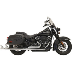 PartzBiz HD DS18002373 - Bassani Xhaust 1S86E-33 Chrome True Duals Fishtail Slip-Ons 33" N/B 18+ Softail | 1S86E-33 PartzBiz HD DS18002373 - Bassani Xhaust 1S86E-33 Chrome True Duals Fishtail Slip-Ons 33" N/B 18+ Softail | 1S86E-33