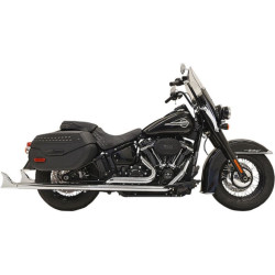 PartzBiz HD DS18002376 - Bassani Xhaust 1S96E-33 Chrome True Duals Fishtail Slip-Ons 33" N/B 18+ Softail | 1S96E-33 PartzBiz HD DS18002376 - Bassani Xhaust 1S96E-33 Chrome True Duals Fishtail Slip-Ons 33" N/B 18+ Softail | 1S96E-33