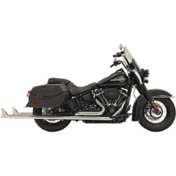 PartzBiz HD DS18002378 - Bassani Xhaust 1S96E-39 Chrome True Duals Fishtail Slip-Ons 39" N/B 18+ Softail | 1S96E-39 PartzBiz HD DS18002378 - Bassani Xhaust 1S96E-39 Chrome True Duals Fishtail Slip-Ons 39" N/B 18+ Softail | 1S96E-39