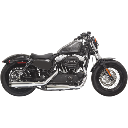PartzBiz HD DS18010683 - Bassani 3" Chrome W/ Black Fluted Tips Firepower Series Slip-Ons for Harley 2014 Sportster PartzBiz HD DS18010683 - Bassani 3" Chrome W/ Black Fluted Tips Firepower Series Slip-Ons for Harley 2014 Sportster