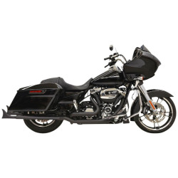 PartzBiz HD DS18011468 - Bassani Black 33" Fishtail Slip-On Mufflers w/ Baffle Harley FLH/T Touring 96-13 PartzBiz HD DS18011468 - Bassani Black 33" Fishtail Slip-On Mufflers w/ Baffle Harley FLH/T Touring 96-13