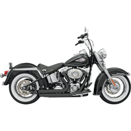 PartzBiz HD: 4422643-ท่อ Bassani Black Firepower Firesweep 2:2 สำหรับ Harley Softail รุ่น 86-16 | 12123D PartzBiz HD: 4422643-ท่อ Bassani Black Firepower Firesweep 2:2 สำหรับ Harley Softail รุ่น 86-16 | 12123D