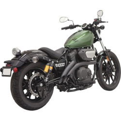 PartzBiz HD DS18102231 - Bassani Black 2: Radius Sweeper 2-2 Exhaust w/ Heat Shields Yamaha Bolt 14-16 | 3B1F2B 1810-2231 18102231 C SPEC R SPEC C-SPEC R-SPEC best for PartzBiz HD DS18102231 - Bassani Black 2: Radius Sweeper 2-2 Exhaust w/ Heat Shields Yamaha Bolt 14-16 | 3B1F2B 1810-2231 18102231 C SPEC R SPEC C-SPEC R-SPEC best for