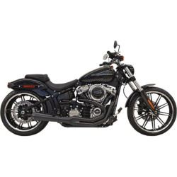 PartzBiz HD DS18002239 - Bassani 1S62RB Black Road Rage 3 2 Into 1 Exhaust 18-19 FLFB FXDR FXBR | 1S62RB