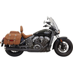 PartzBiz HD DS18102355 - Bassani Black Road Rage 2-1 2Into1 Exhaust Long Megaphone Muffler Indian Scout | 8S11JB PartzBiz HD DS18102355 - Bassani Black Road Rage 2-1 2Into1 Exhaust Long Megaphone Muffler Indian Scout | 8S11JB