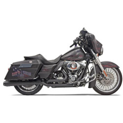 PartzBiz HD DS18001899 - ท่อไอเสีย Bassani Black True Dual Down & Under พร้อมท่อไอเสีย Megaphone ขนาด 4 นิ้ว Harley FL | 1F66RB PartzBiz HD DS18001899 - ท่อไอเสีย Bassani Black True Dual Down & Under พร้อมท่อไอเสีย Megaphone ขนาด 4 นิ้ว Harley FL | 1F66RB