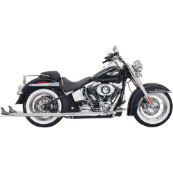PartzBiz HD DS18001744 - ท่อเก็บเสียง Bassani Chrome 36” True Duals Fishtail พร้อมแผ่นกั้น Harley Softail 07-15 | บาสซานี PartzBiz HD DS18001744 - ท่อเก็บเสียง Bassani Chrome 36” True Duals Fishtail พร้อมแผ่นกั้น Harley Softail 07-15 | บาสซานี