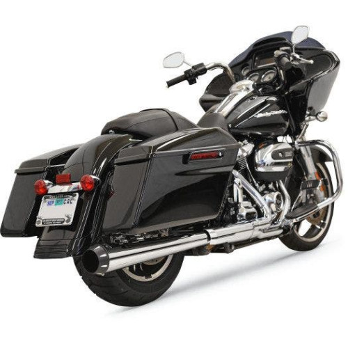 PartzBiz HD: 4422635-Bassani Chrome Crossover Eliminator DNT Megaphone Slip Muffler Harley M8 FLH 17 1F17R PartzBiz HD: 4422635-Bassani Chrome Crossover Eliminator DNT Megaphone Slip Muffler Harley M8 FLH 17 1F17R