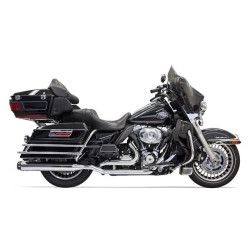PartzBiz HD DS18001900 - Bassani Chrome True Dual Down & Under Exhaust w/ 4 " Straight Muffler Harley FL | 1F76R PartzBiz HD DS18001900 - Bassani Chrome True Dual Down & Under Exhaust w/ 4 " Straight Muffler Harley FL | 1F76R