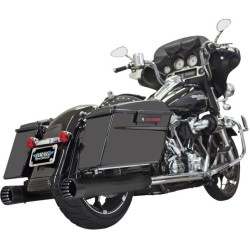 PartzBiz HD DS18010769 - Bassani DNT Deep N Throaty Black W/ Black Tip 4" Slip On Mufflers Harley Straight - 1F7DNT5B PartzBiz HD DS18010769 - Bassani DNT Deep N Throaty Black W/ Black Tip 4" Slip On Mufflers Harley Straight - 1F7DNT5B