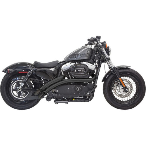 PartzBiz HD: 4422586-Bassani Black Radial Sweeper 2:2 Exhaust w/ Heat Shields Harley Sportster 14-16 | 1X2FB PartzBiz HD: 4422586-Bassani Black Radial Sweeper 2:2 Exhaust w/ Heat Shields Harley Sportster 14-16 | 1X2FB