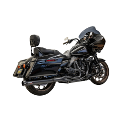 PartzBiz HD DS18002642 - Bassani Road Rage 2-into-1 Black Exhaust System 4 Harley 17-23 Touring FLH/T | 1F58RBE PartzBiz HD DS18002642 - Bassani Road Rage 2-into-1 Black Exhaust System 4 Harley 17-23 Touring FLH/T | 1F58RBE