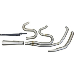 PartzBiz HD DS18002201 - Bassani Stainless Road Rage III 2 into 1 Short Straight Muffler Harley 17-19 FLH 1F28SS PartzBiz HD DS18002201 - Bassani Stainless Road Rage III 2 into 1 Short Straight Muffler Harley 17-19 FLH 1F28SS